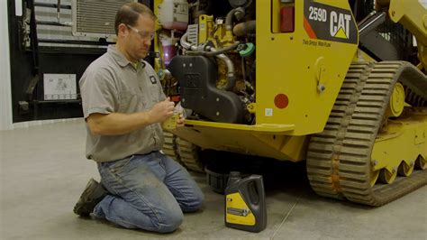 cat skid steer oil change|cat oil change credit card.